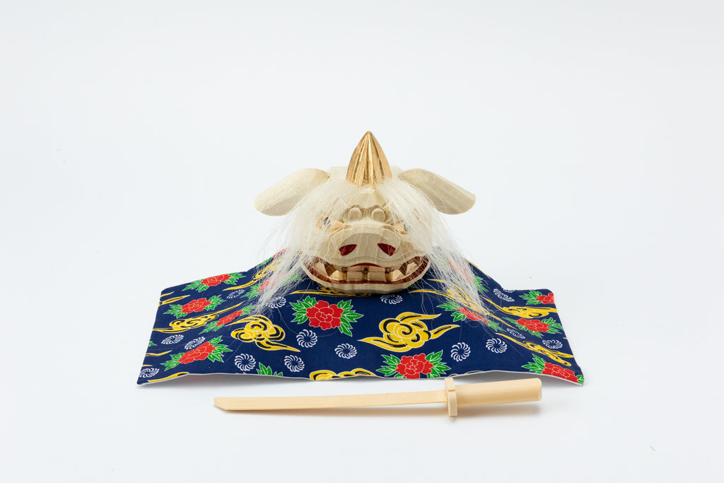 加賀獅子頭（ガラスケース付）G30
