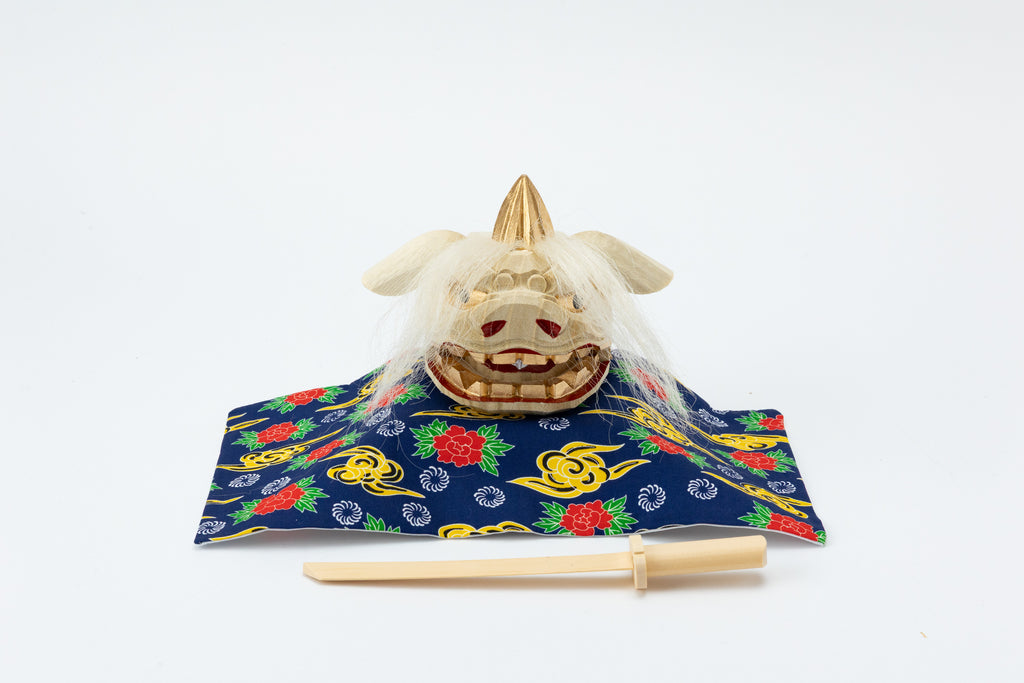 加賀獅子頭（ガラスケース付）G30