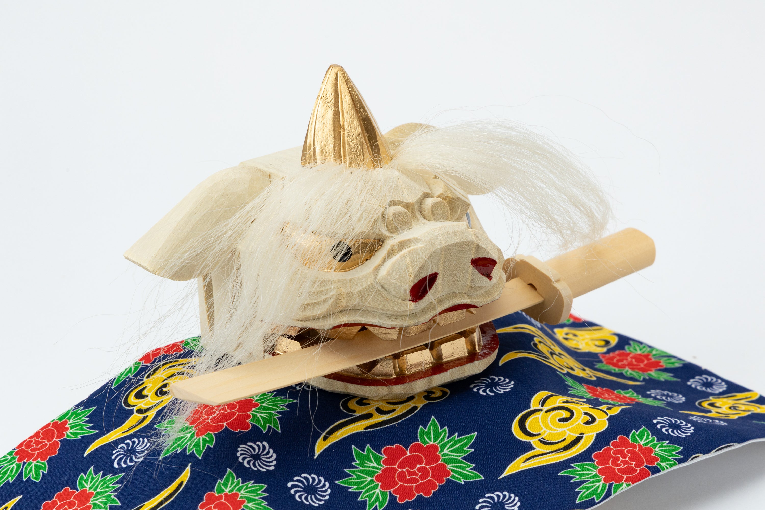加賀獅子頭（ガラスケース付）G30
