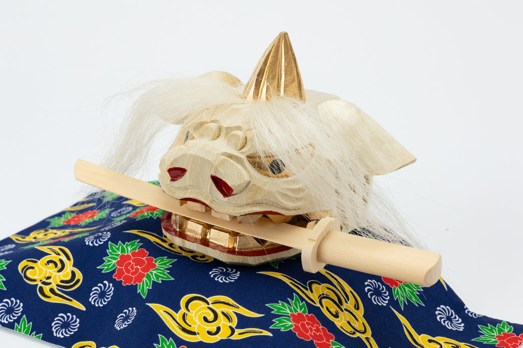 加賀獅子頭（ガラスケース付）G30