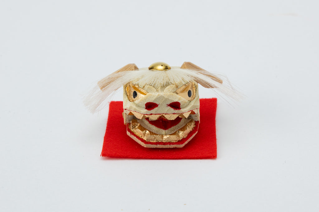 夫婦加賀獅子頭小（化粧箱・一対入り）MH10