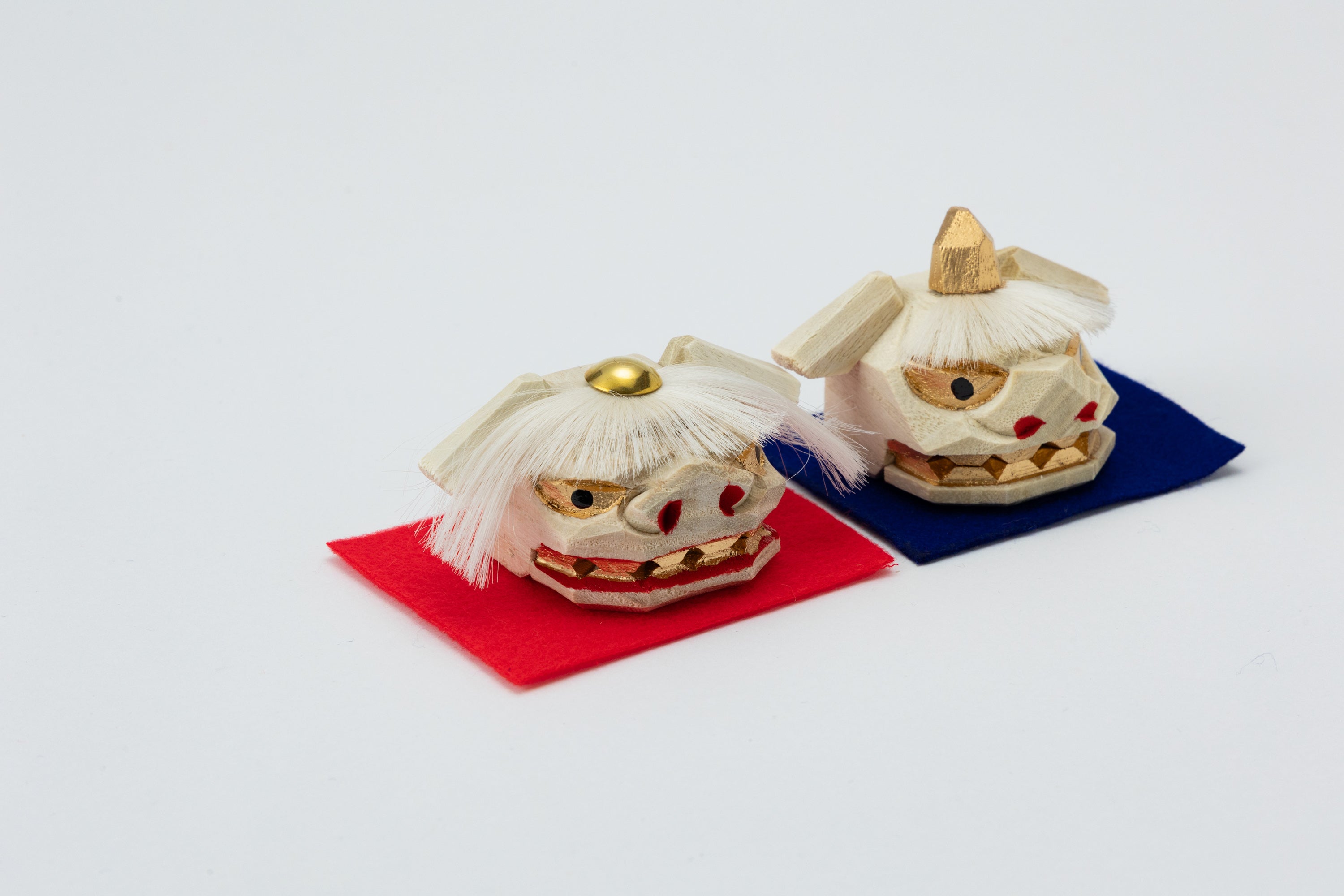 夫婦加賀獅子頭小（化粧箱・一対入り）MH15