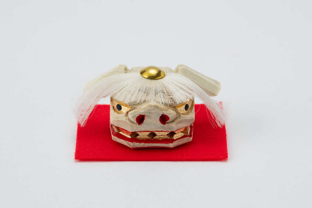 夫婦加賀獅子頭小（化粧箱・一対入り）MH15
