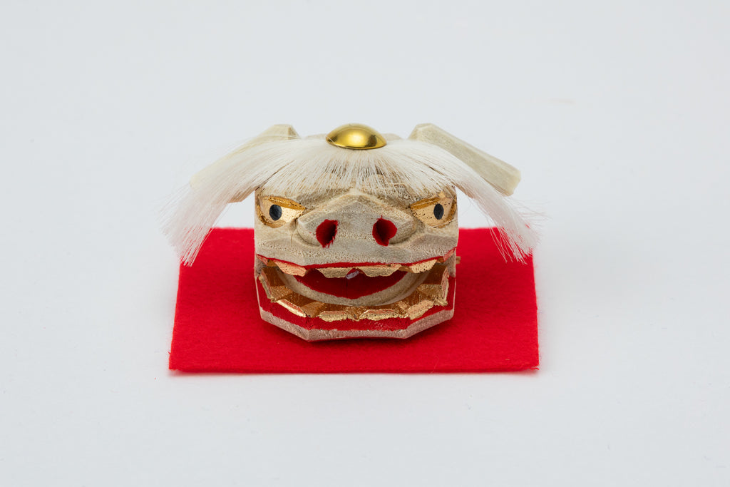 夫婦加賀獅子頭小（化粧箱・一対入り）MH15