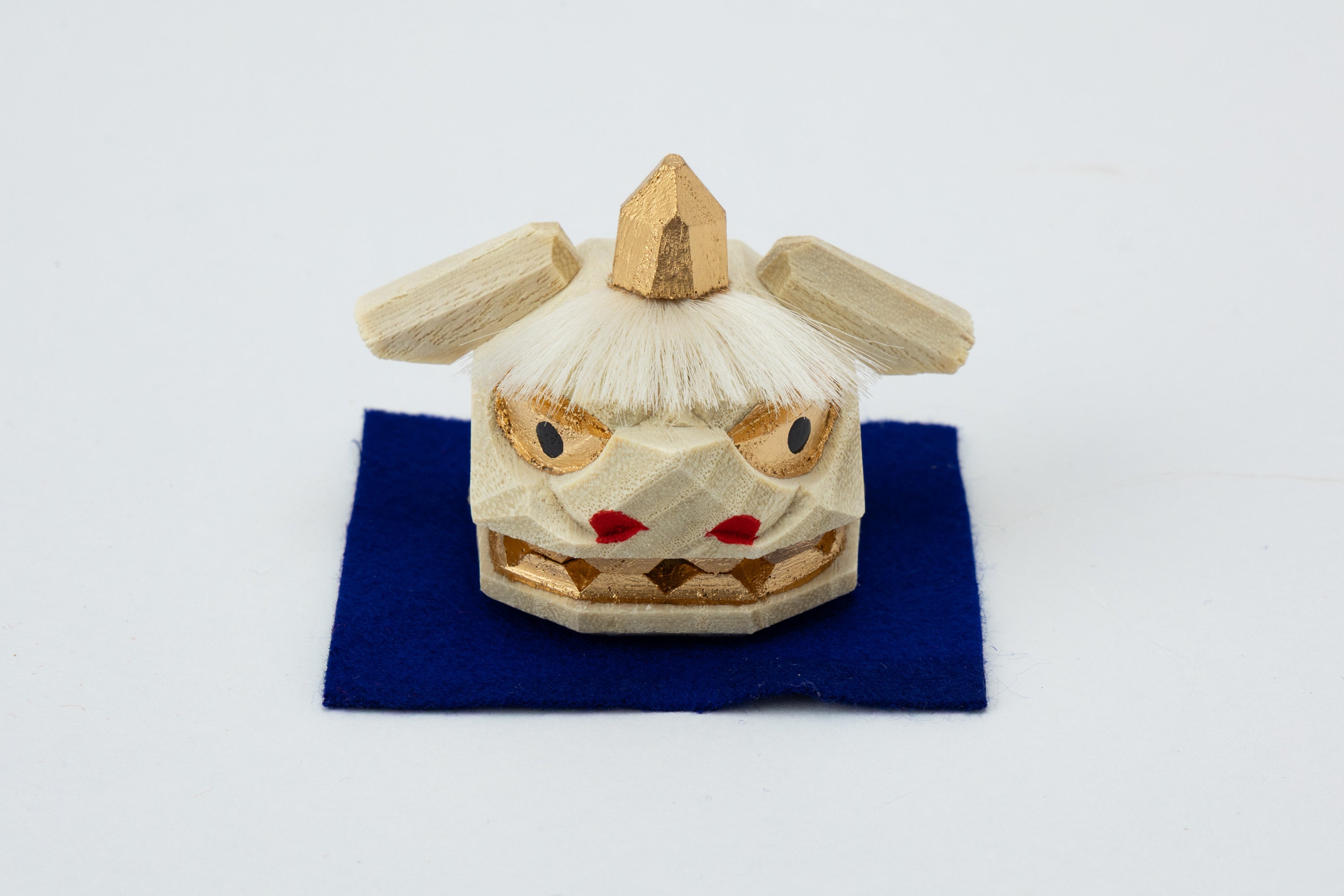 夫婦加賀獅子頭小（化粧箱・一対入り）MH15