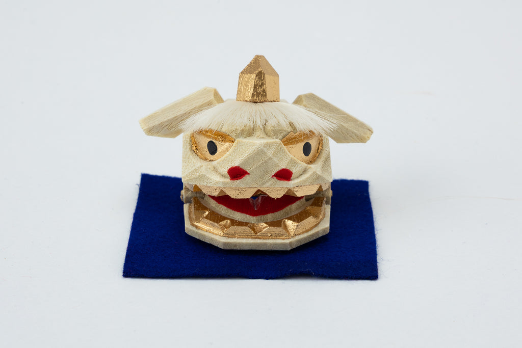 夫婦加賀獅子頭小（化粧箱・一対入り）MH15
