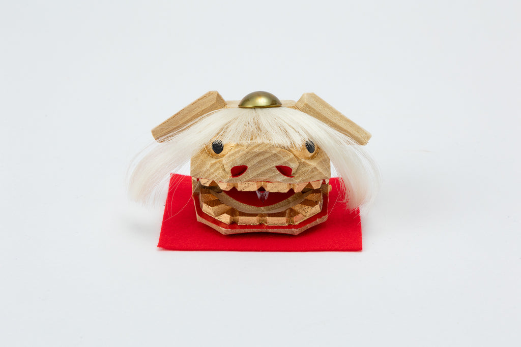 夫婦加賀獅子頭小（化粧箱・一対入り）MH20