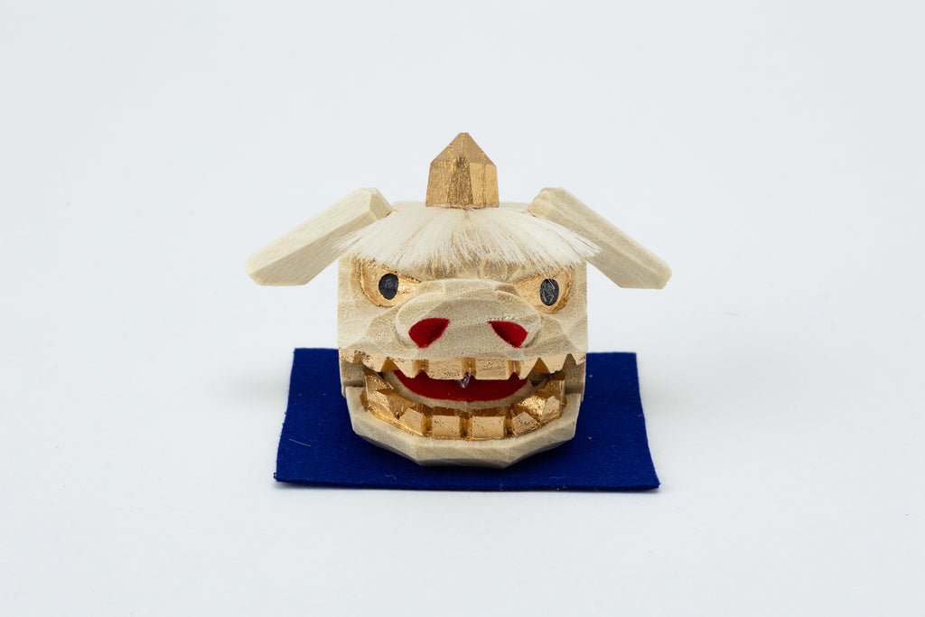 夫婦加賀獅子頭小（化粧箱・一対入り）MH20