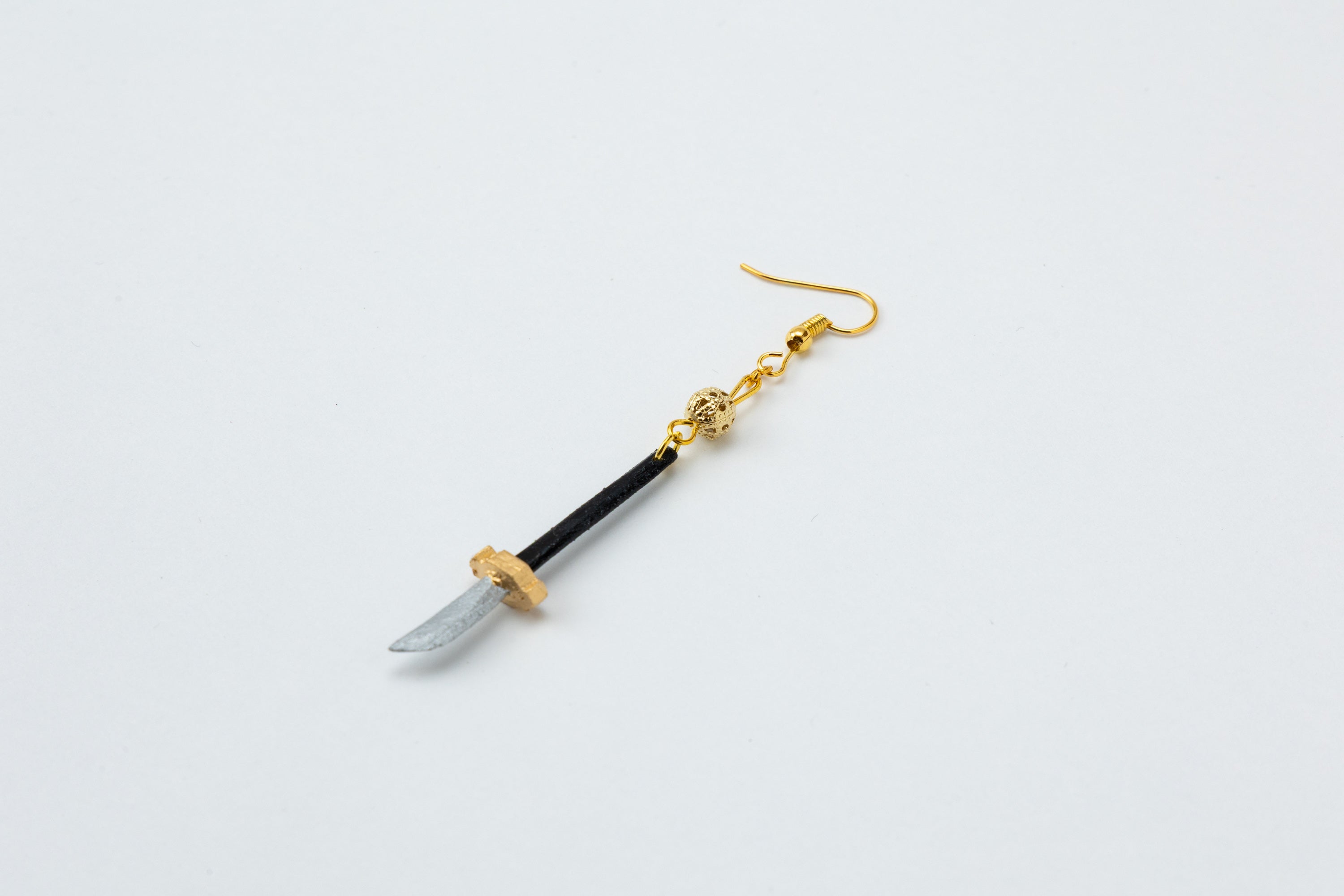 薙刀耳飾り塗り（ピアス／イヤリング）